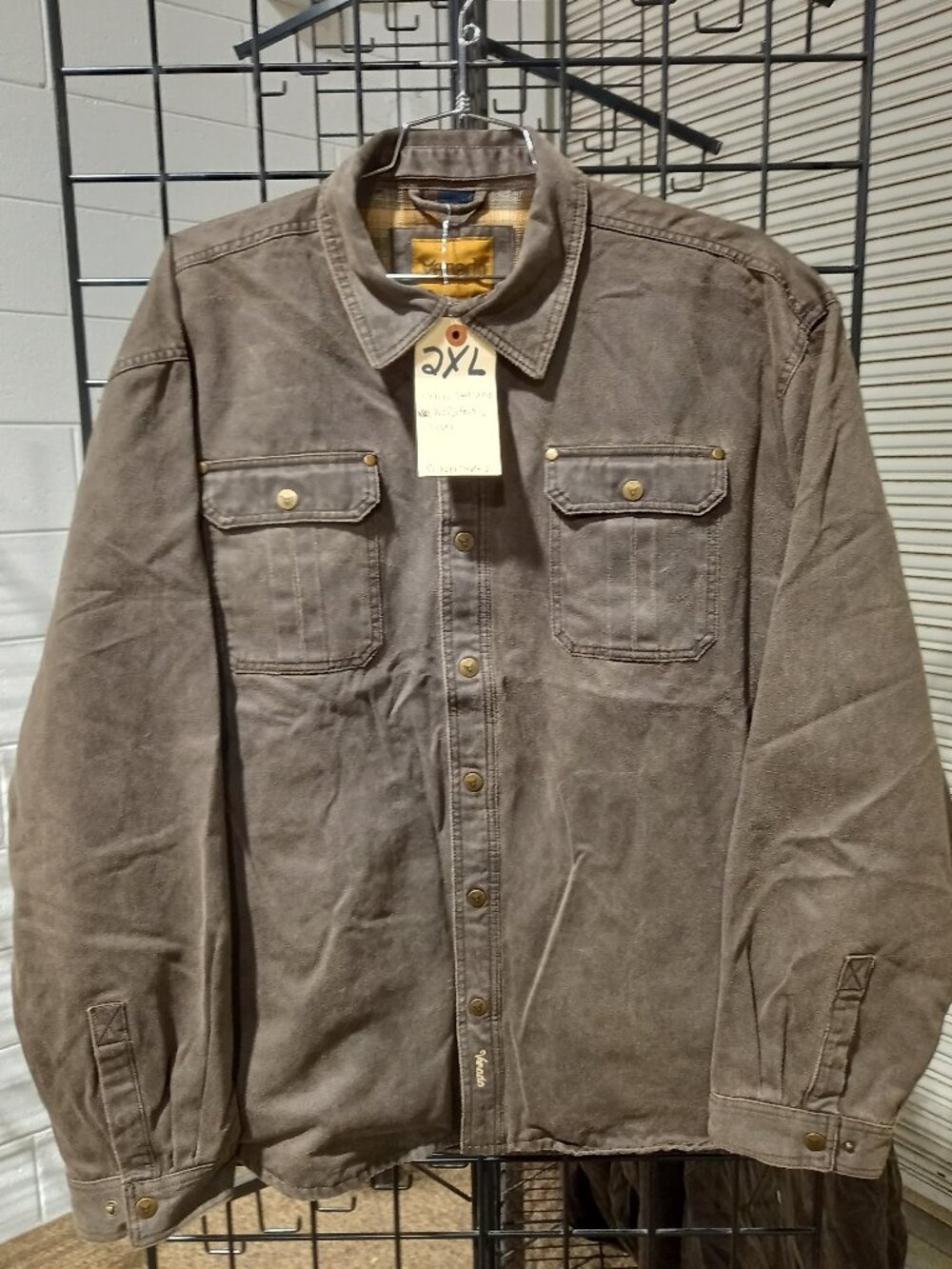 Bountyman Concealed Carry Shirt Jacket - Brown | 2XL - Picture 2 of 7